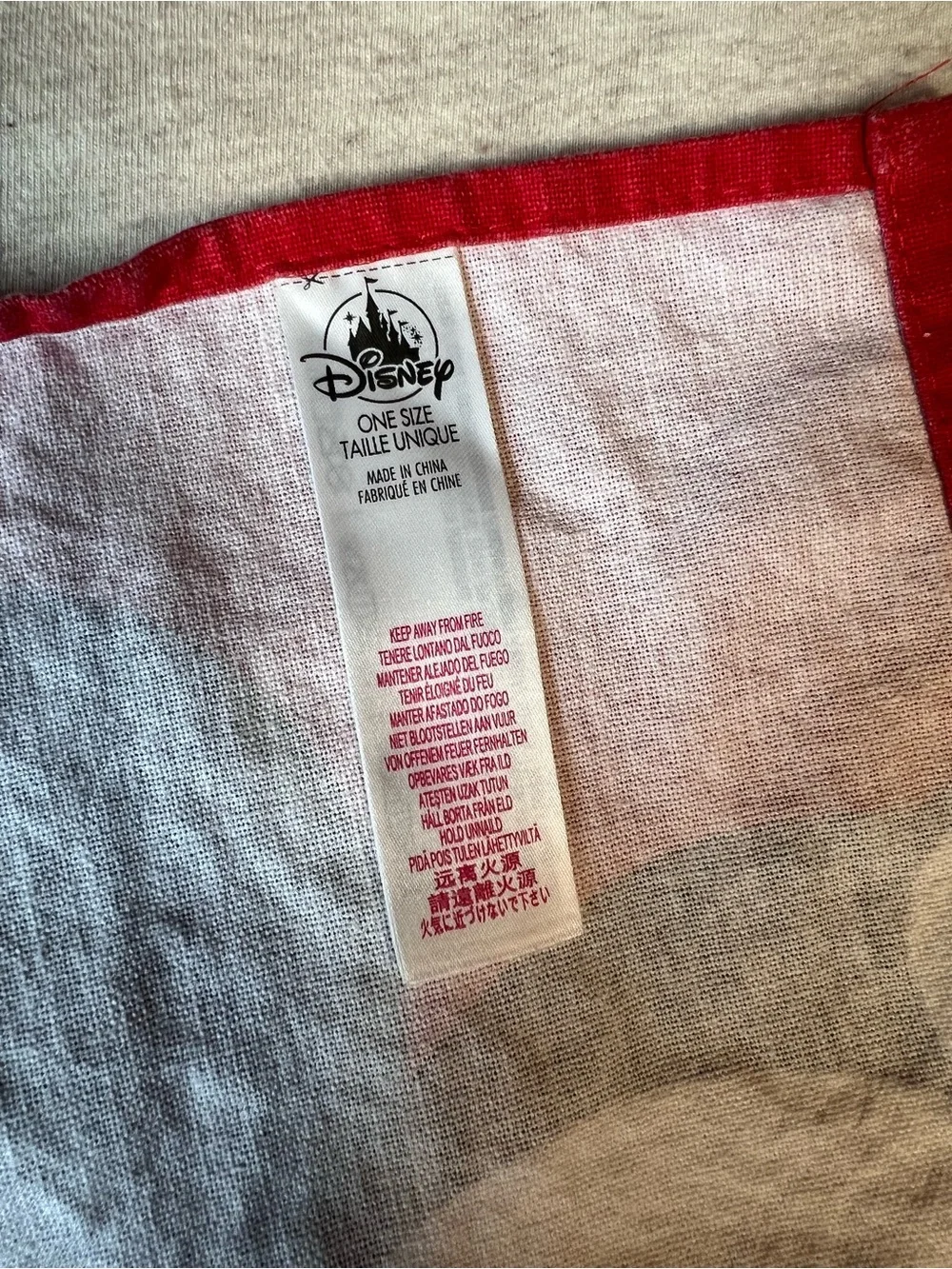 Disney Mickey Mouse Red Kitchen Towel